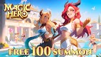 screenshot of Magic Hero - 100 summon reward
