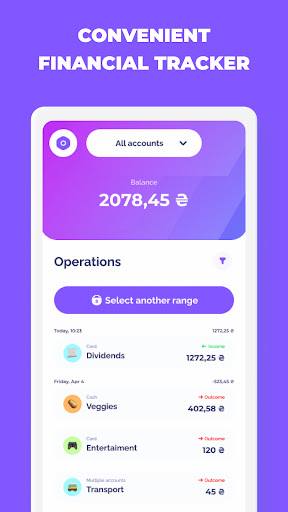 Money cat: expense tracker app Screen 2