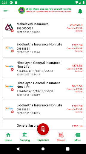 Suva Saugat Mobile App Screen 2