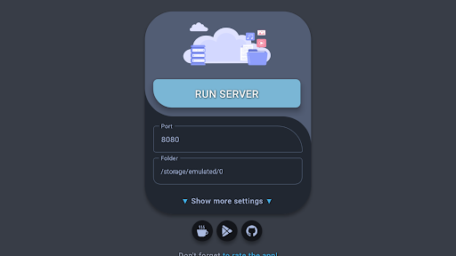 WebDAV FS Server Screen 3