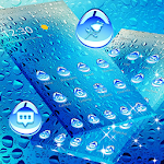Cover Image of डाउनलोड Blue Water Drop Cool Theme 1.1.3 APK