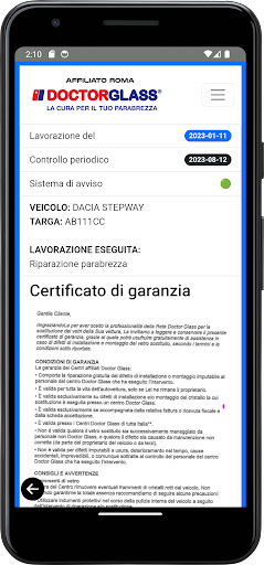 Garanzia RC Screen 2