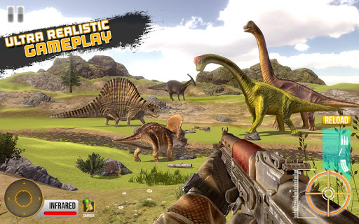 Android application Dinosaur Hunter King screenshort