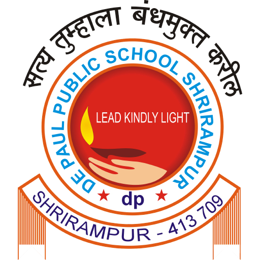 De Paul PS Shrirampur CBSE logo