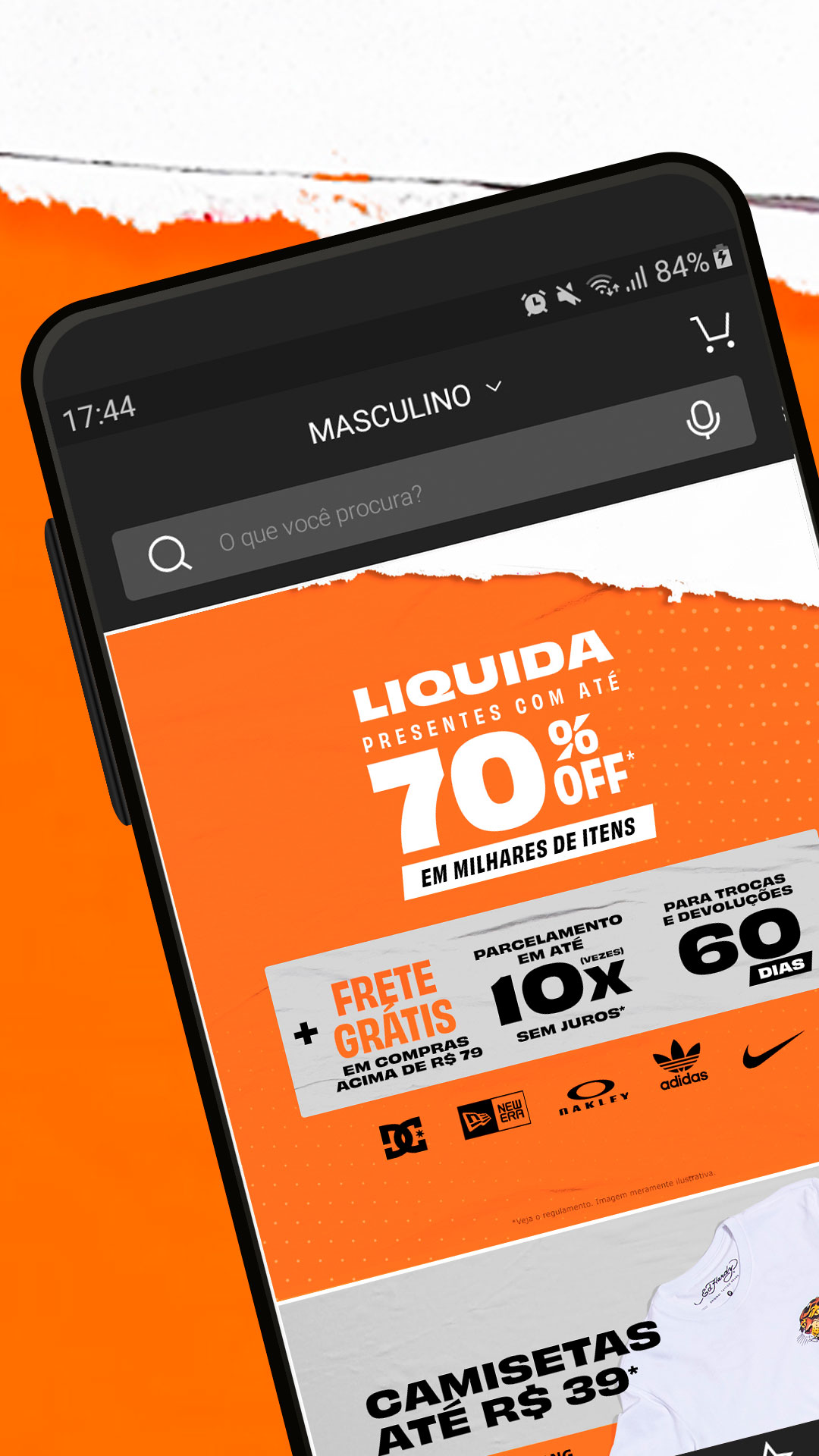 Android application Kanui: Compre Tênis e Roupa de Esporte em Promoção screenshort