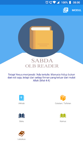 Android application SABDA OLB Reader screenshort