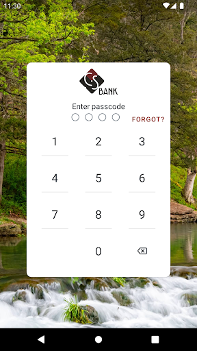 Android application CS Bank Mobile screenshort