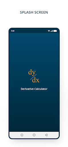 Android application Derivative Calculator screenshort