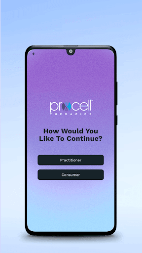 Android application Procell Therapies screenshort