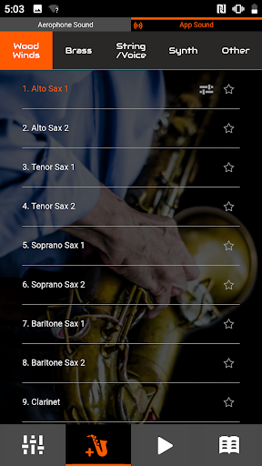 Screenshot of Aerophone GO Plus