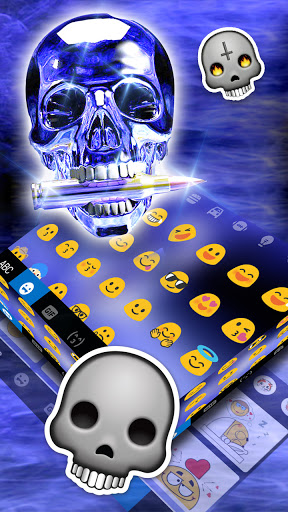 Crystal Skull Keyboard Backgro Screen 3