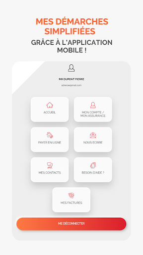 Android application Mon Espace - Partenord Habitat screenshort