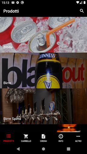 Android application Blackout Music Pub screenshort