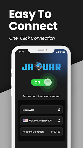 Jaguar VPN - Fast & Secure Screen 2