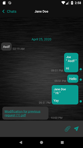 Android application Semafore screenshort