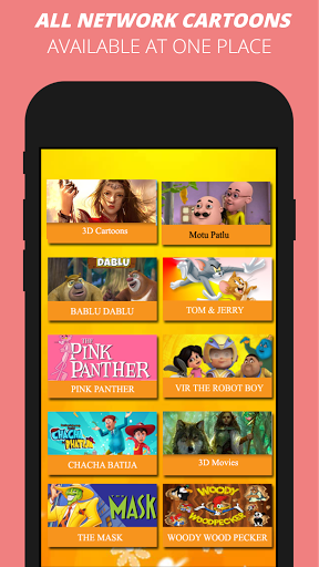Android application All Network Cartoons Library screenshort