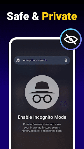 Android application Private Browser-Incognito&Safe screenshort