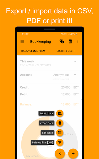 Bookkeeper: Track Your Finance Screen 2
