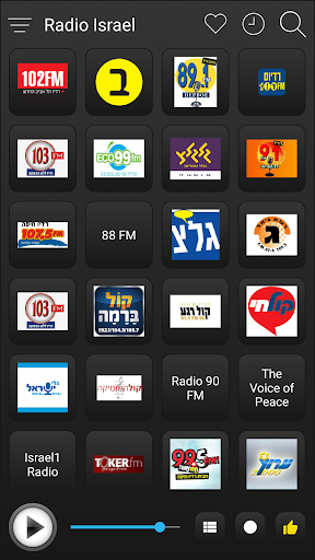 Israel Radio FM AM Music Screen 2
