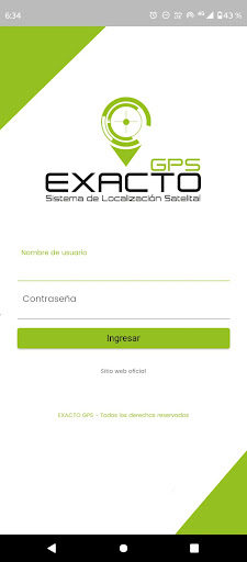 Android application Exacto GPS screenshort