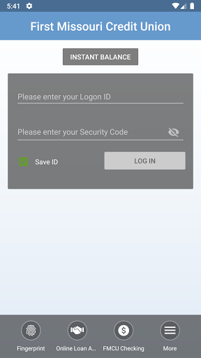 First Missouri Credit Union Screen 2
