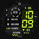 PRADO X115 Digital Watch Face