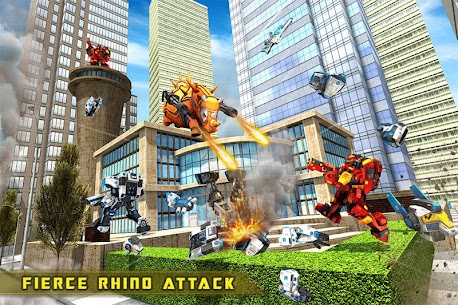 Rhino Robot Games MOD APK: Robot Wars (GOD MODE) 3