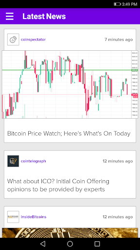Android application Crypto News screenshort