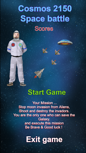 Android application Cosmos 2150 bataille spatiale screenshort