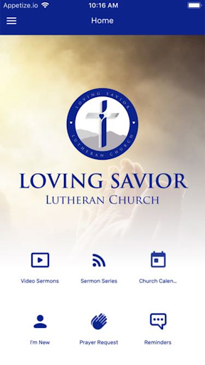 Android application Loving Savior Lutheran Church screenshort