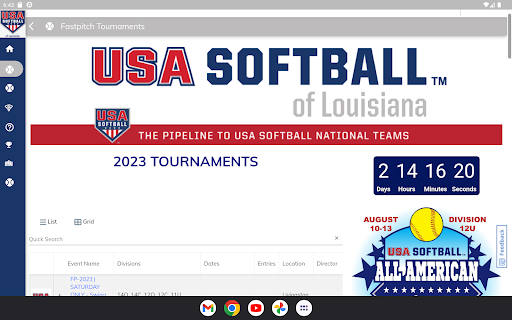 USA Softball of Louisiana