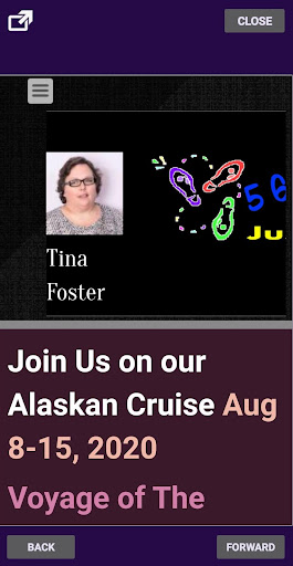 Android application Tina Foster Line Dancing Class screenshort