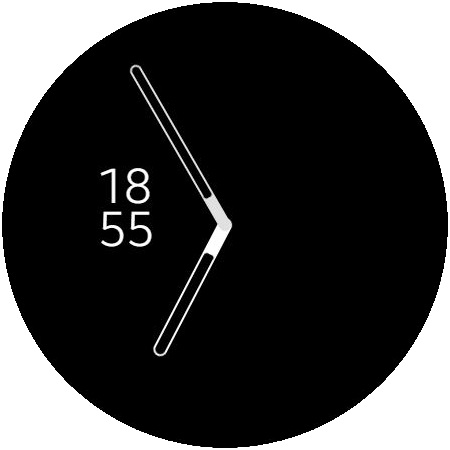 Simple Classic watch face Screen 2
