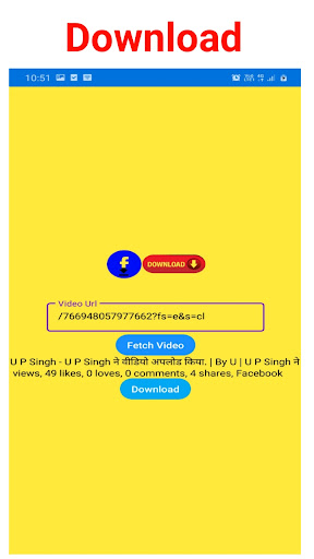 Video Downloader For Facebok Screen 2
