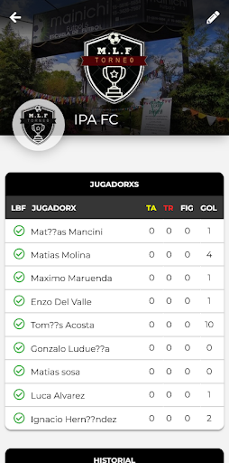 M L F Torneo Screen 2