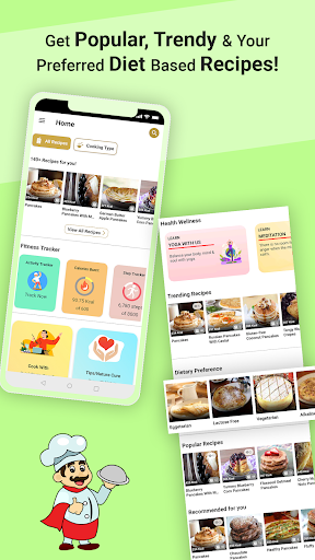 Screenshot of All Pancakes & Crepes Recipes