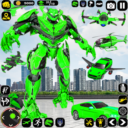 Robot Car Transformation Games logo