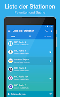 Internet-Radio "Hören Sie FM" Captura de pantalla