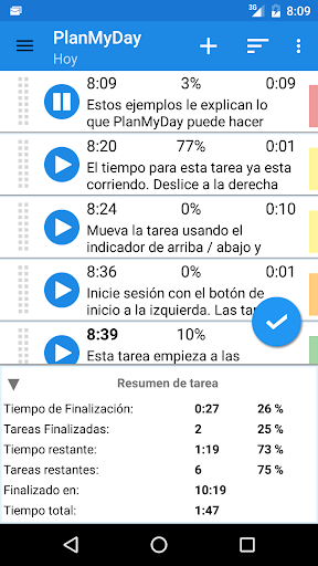 Vista previa de la aplicación