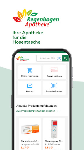 Android application Regenbogen-Apotheke Vellmar screenshort