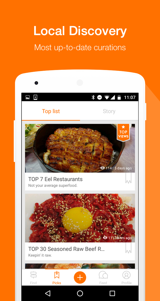 Android application MangoPlate - Restaurant Search screenshort