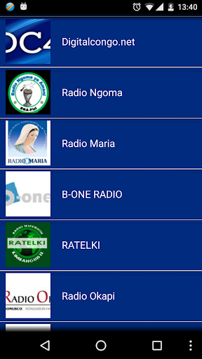 Radio Congo Screen 2