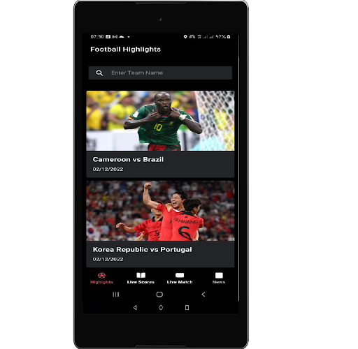 Live Soccer Pro Screen 3