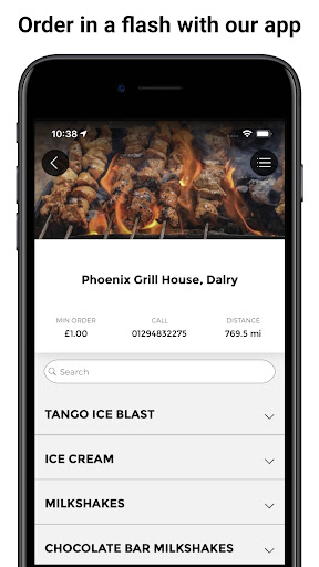 Android application Phoenix Grill House, Dalry screenshort
