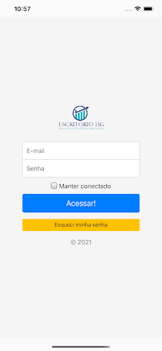 Android application Escritório HG screenshort