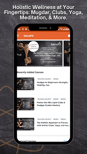 Android application SatvaFit screenshort