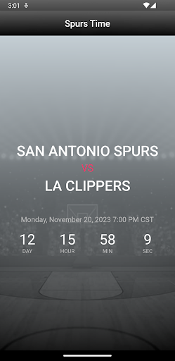 Spurs Time Screen 2