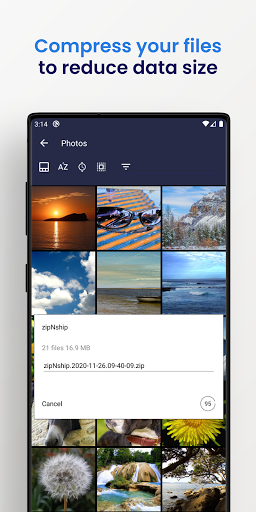 zipNship - Zip and share files Screen 3