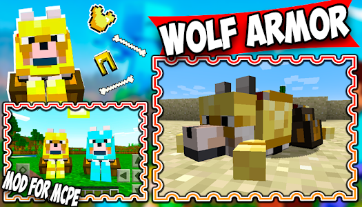 Wolf Armor Mod for Minecraft Unknown