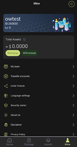 Android application Open World screenshort